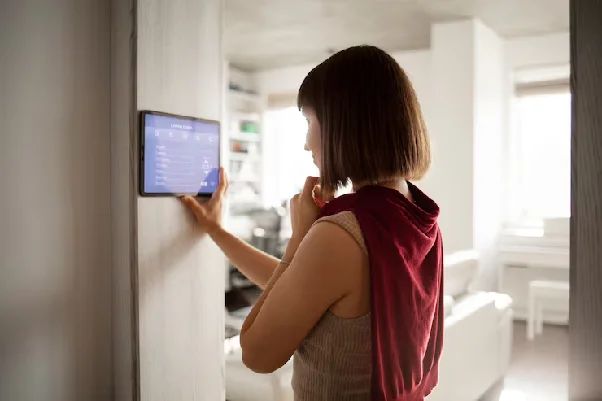 Gestion du chauffage intelligent via un écran de contrôle mural